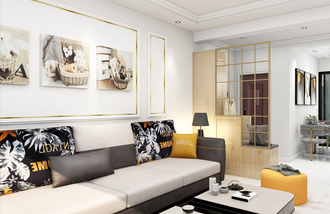 大慶恒大御湖莊園~85平兩室兩廳現(xiàn)代輕奢風(fēng)格